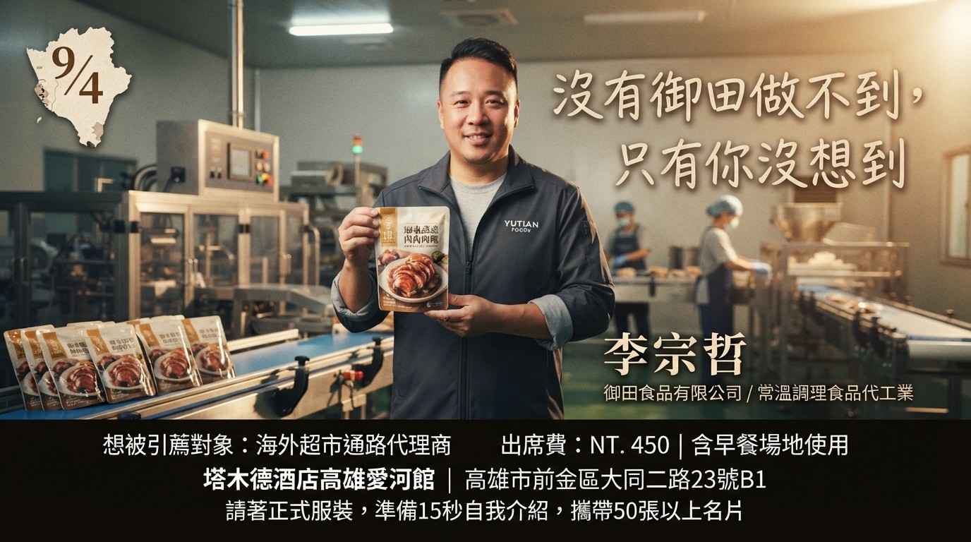 李宗哲（常溫調理食品代工業）主題簡報 EDM