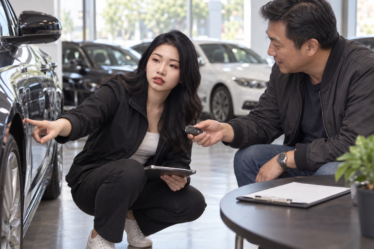 蘇珮綸（進口二手車）的專業現場示意照